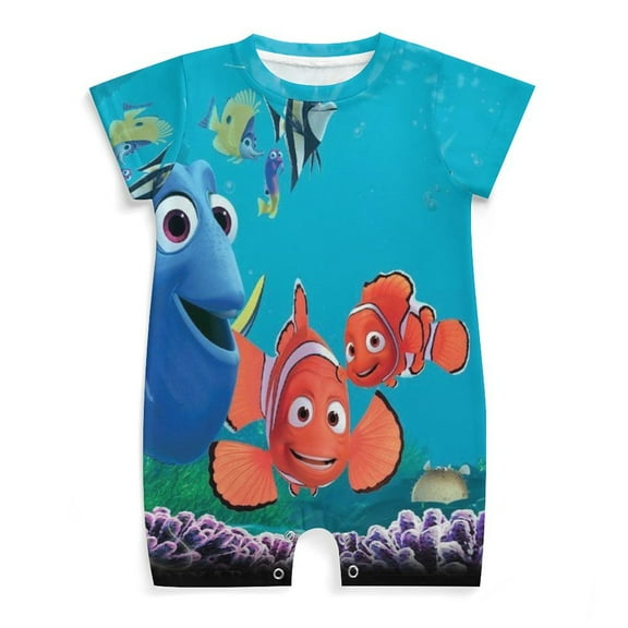 Finding Nemo Newborn Baby Romper Clothing Infant Summer Baby Climbing Clothes Outfit For Boys Girls