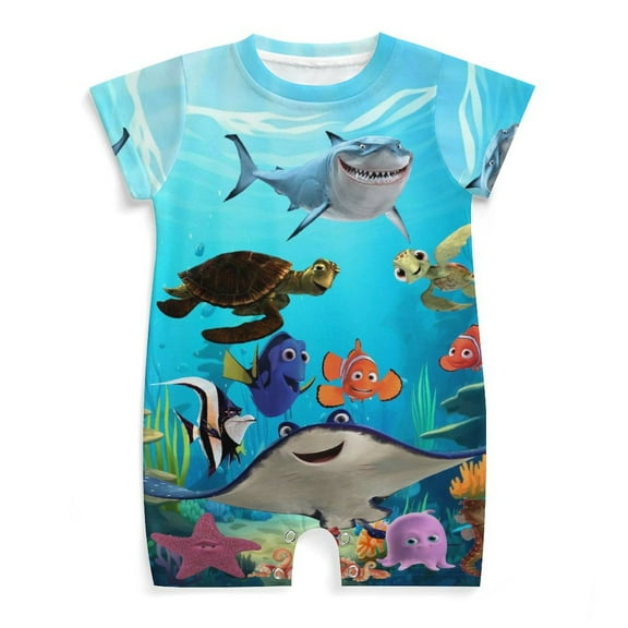 Finding Nemo Newborn Baby Romper Clothing Infant Summer Baby Climbing Clothes Outfit For Boys Girls