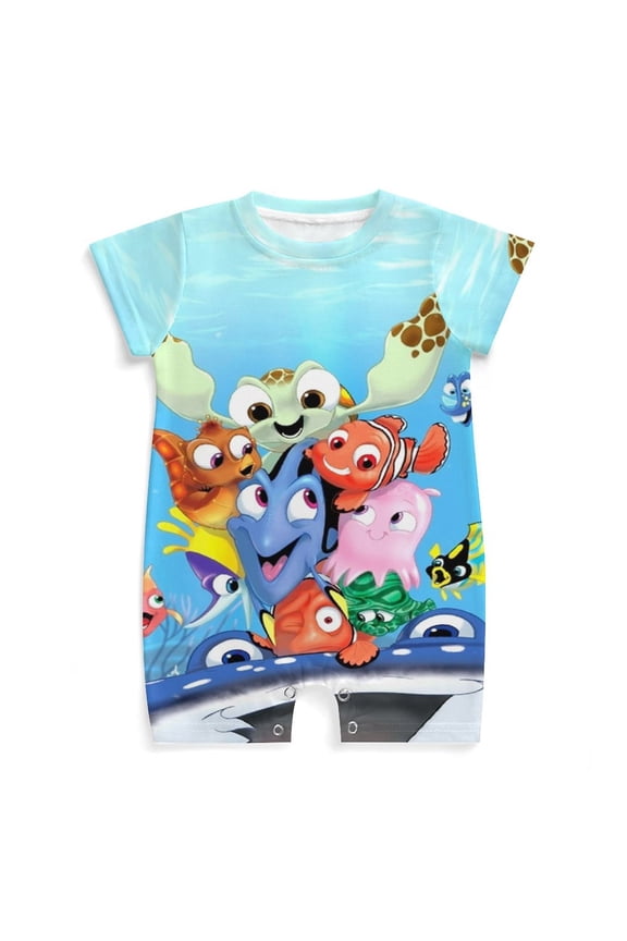 Finding Nemo Newborn Baby Romper Clothing Infant Summer Baby Climbing Clothes Outfit For Boys Girls
