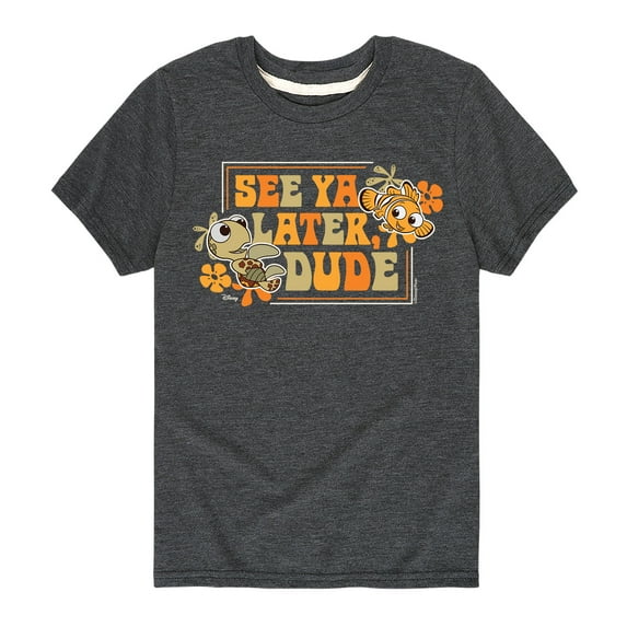 Finding Nemo - See Ya Later Dude - Toddler And Youth Short Sleeve Graphic T-Shirt