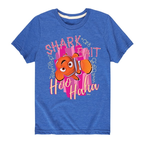 Finding Nemo - Shark Bait Hoo Haha - Toddler And Youth Short Sleeve Graphic T-Shirt