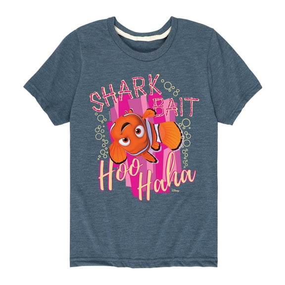 Finding Nemo - Shark Bait Hoo Haha - Toddler And Youth Short Sleeve Graphic T-Shirt