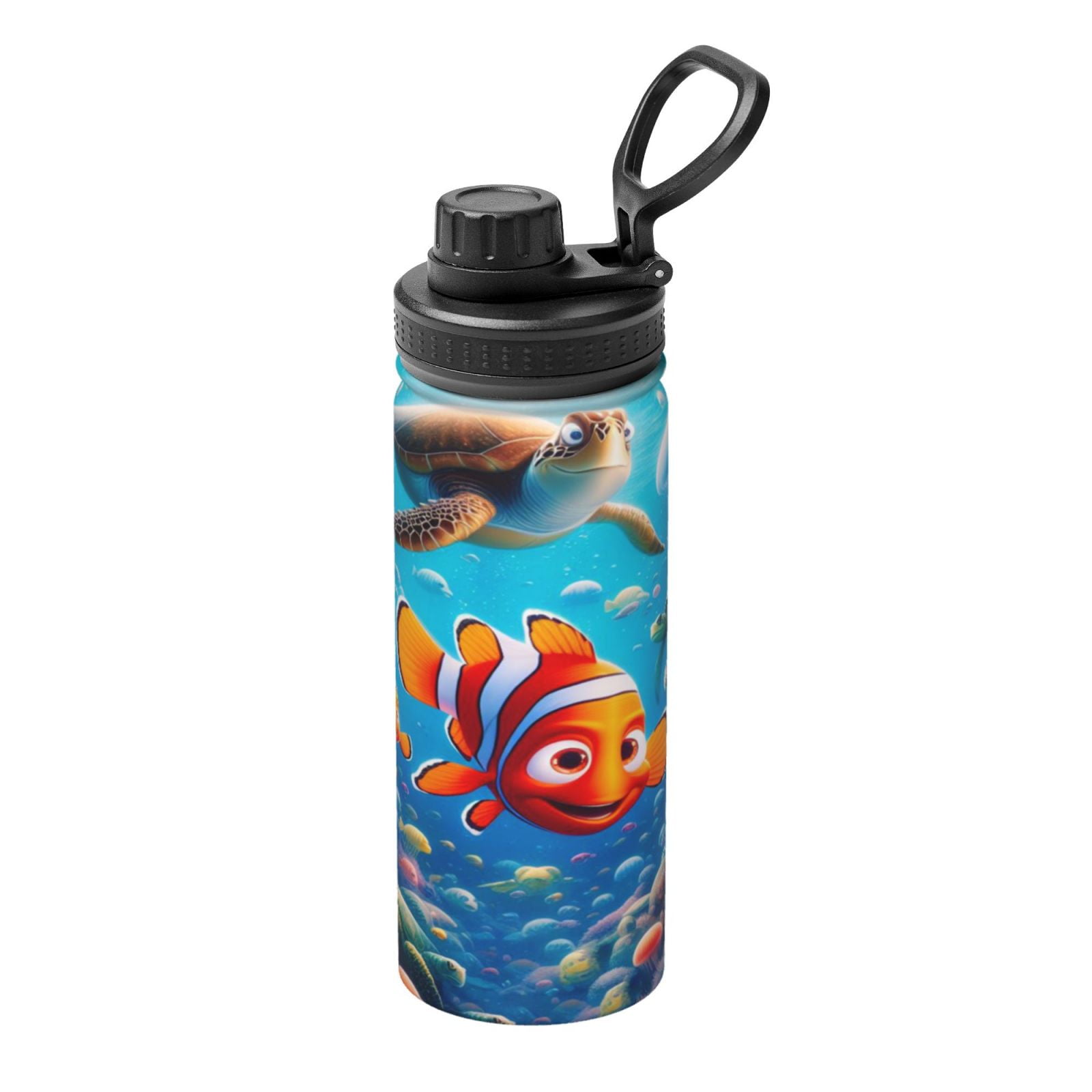 Finding Nemo Tumbler with Lid Stainless Steel Vacuum Insulated Tumbler Travel Coffee Mug Drinking Cup 18oz