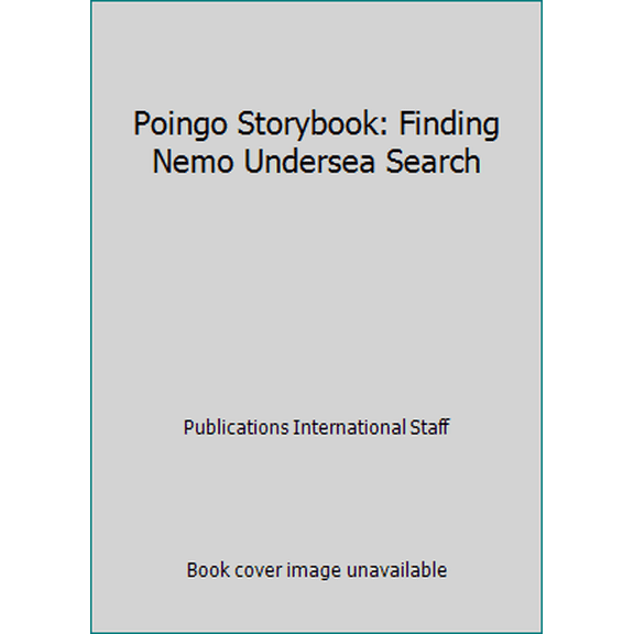 Pre-Owned Poingo Storybook: Finding Nemo Undersea Search (Hardcover) 1412749611 9781412749619