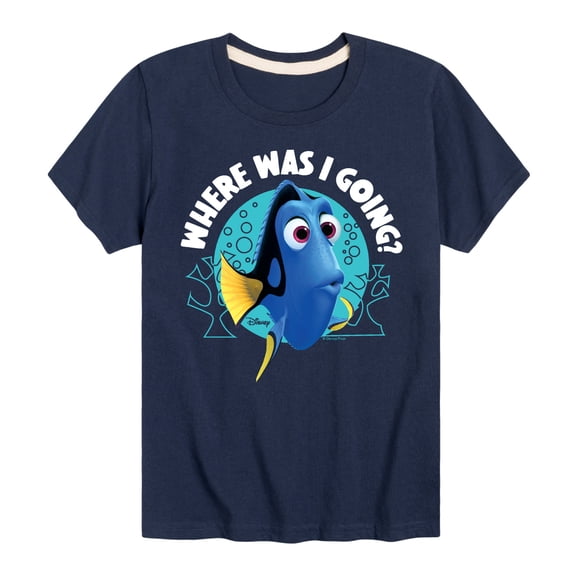 Finding Nemo - Where Was I Going? - Toddler And Youth Short Sleeve Graphic T-Shirt