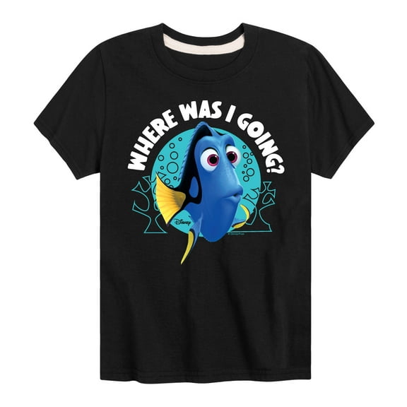 Finding Nemo - Where Was I Going? - Toddler And Youth Short Sleeve Graphic T-Shirt