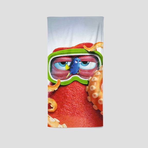 Finding Nemo'stowel features a distinctive design, making it a perfect gift for fans. Ideal for workouts, yoga, boxing, and sunbathing, it's 13.8"x28.7".