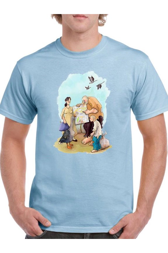 Finding North. T-Shirt Men -Hamit Gis Designs, Male Medium