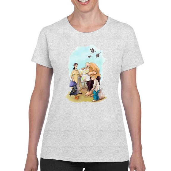 Finding North. T-Shirt Women -Hamit Gis Designs, Female x-Large