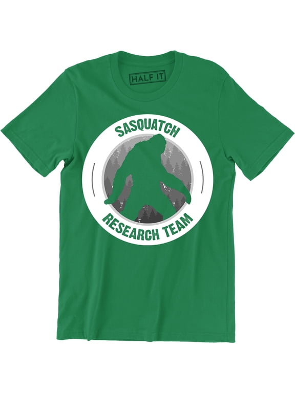 Finding Sasquatch Research Team Funny Gift Big Foot Gone Squatchin Men T-Shirt