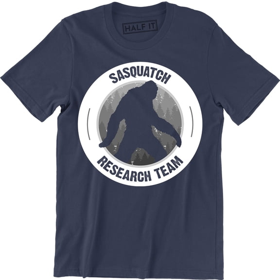 Finding Sasquatch Research Team Funny Gift Big Foot Gone Squatchin Men T-Shirt