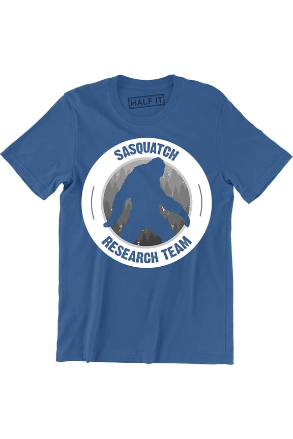 Finding Sasquatch Research Team Funny Gift Big Foot Gone Squatchin Men T-Shirt