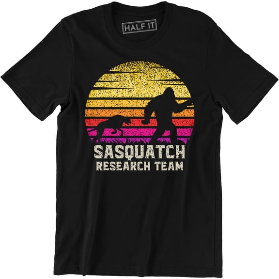 Finding Sasquatch Research Team Funny Gift Big Foot Men T-Shirt