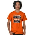 thumbnail image 1 of Finding Tracks Taking Racks Hunting Men's Graphic T Shirt Tees Brisco Brands X, 1 of 6