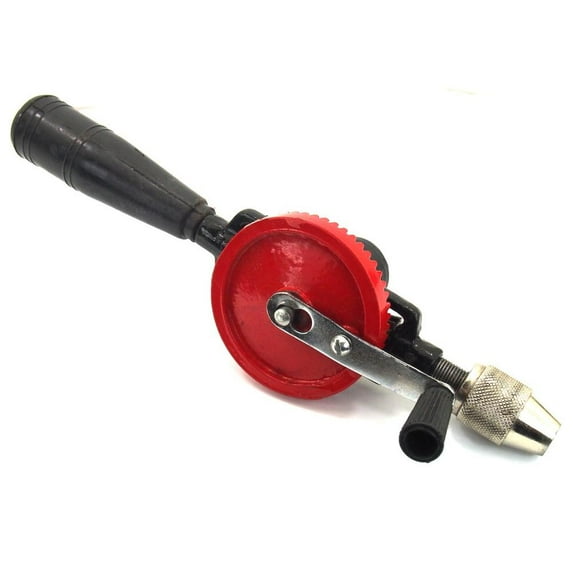 Hand Drill +Chuck Clock Wood Drilling Jewelry Tool