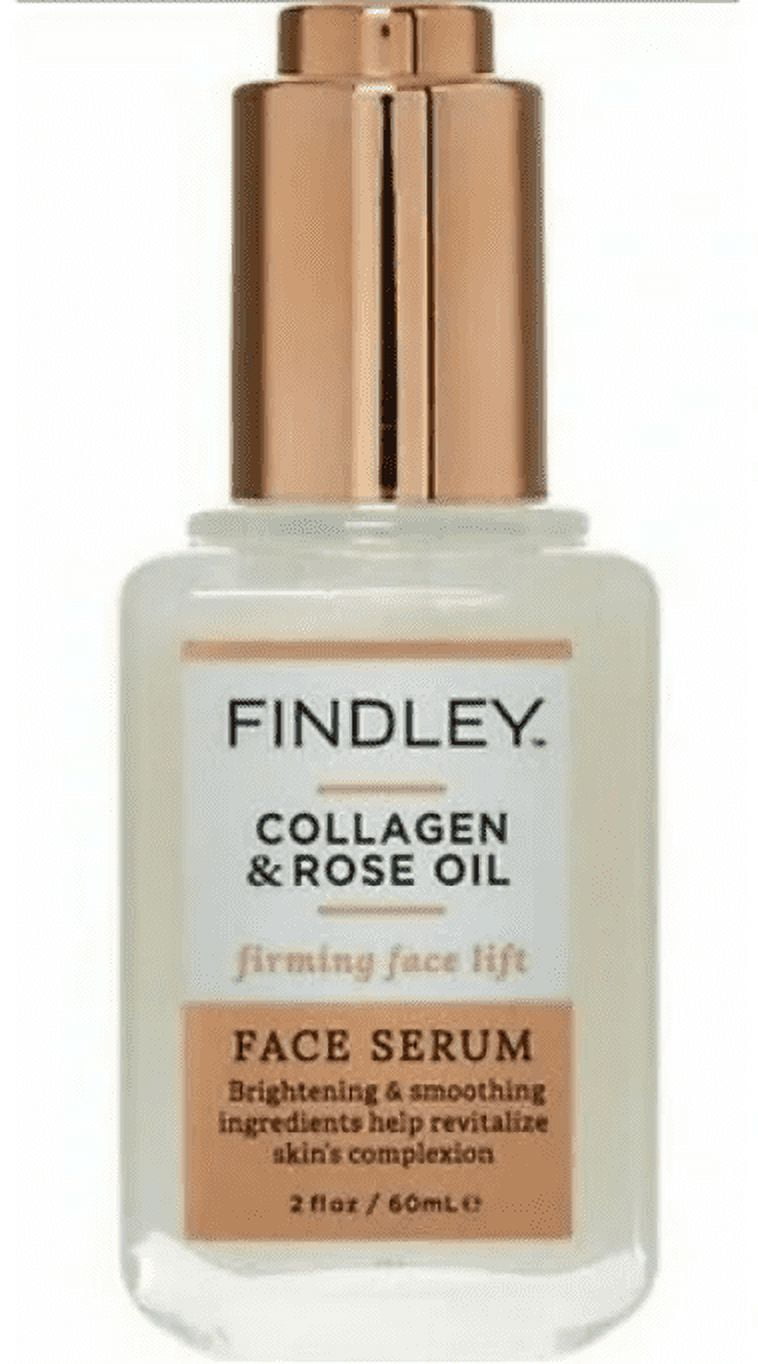 Findley Collagen & Rose Oil Face Serum Firming Face Lift 2Fl Oz