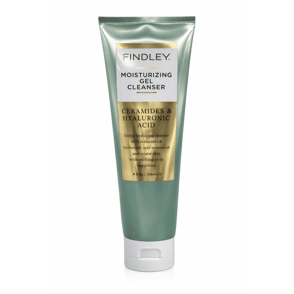 Findley Moisturizing Gel Cleanser with Ceramides & Hyaluronic Acid, 8 oz