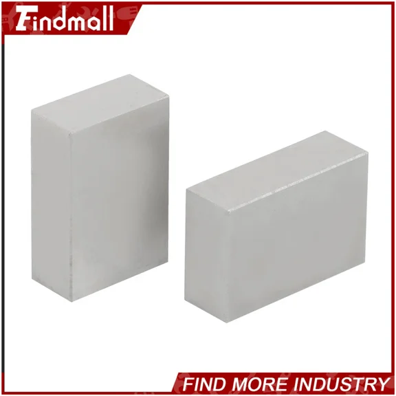 Findmall 2Pcs Ultra Precision 1-2-3 Blocks No Holes .0001 Machinist 123 Jig