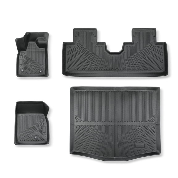 Findmall TPE Floor Mats & Trunk Cargo Liner Replacement for Ford Mustang Mach-E 2021-2025 Floor Liner 4PCS