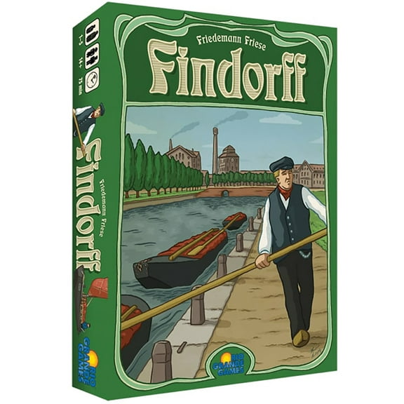 Findorff - City Building Game, Rio Grande Games, Strategy Game Set In Bremen 18031916, Hometown Of Friendemann Friese, Ages 12+, 1-5 Players, 45-90 Minute Playing Time