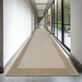 thumbnail image 1 of Findosom 2.6'x12' Hallway Runner Rug Non Slip Entryway Mat with Rubber Backing,Heavy-duty Durable Entryway Floor Mat Machine Washable Doormat,Laundry Runner Rug for Garage Kitchen,Beige, 1 of 9