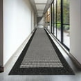 thumbnail image 1 of Findosom 2.6'x12' Hallway Runner Rug Non Slip Entryway Mat with Rubber Backing,Heavy-duty Durable Entryway Floor Mat Machine Washable Doormat,Laundry Runner Rug for Garage Kitchen,Black, 1 of 9