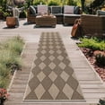 thumbnail image 1 of Findosom 2.6'x8' Jute Washable Runner Rug Non Slip Natural Woven Texture Floor Carpet Farmhouse Rug for Living Room,Bedroom,Kitchen,Entryway,Outdoor,Patio Rug,Stain Resistant Rustic Rugs,Brown, 1 of 10