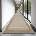 thumbnail image 1 of Findosom 2'x10' Hallway Runner Rug Non Slip Entryway Mat with Rubber Backing,Heavy-duty Durable Entryway Floor Mat Machine Washable Doormat,Laundry Runner Rug for Garage Kitchen,Beige, 1 of 9