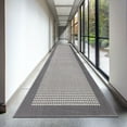thumbnail image 1 of Findosom 2'x10' Hallway Runner Rug Non Slip Entryway Mat with Rubber Backing,Heavy-duty Durable Entryway Floor Mat Machine Washable Doormat,Laundry Runner Rug for Garage Kitchen,Gray, 1 of 9