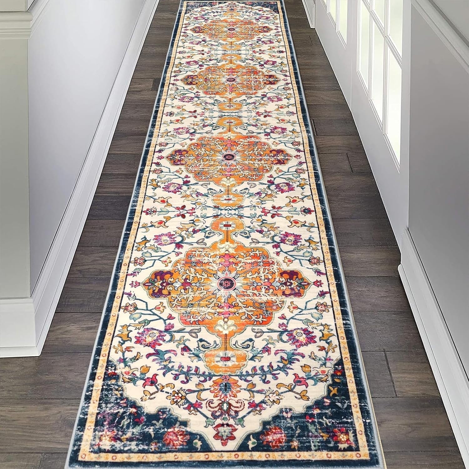 Findosom 2'x10' Vintage Runner Rug 0.4