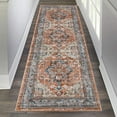 thumbnail image 1 of Findosom 2'x6' Boho Runner Rug Non Slip Hallway Rug Runner Distressed Medallion Boho Area Rug Runner for Entrance Washable Carpet Floor Mat for Living Room Bedroom Kitchen Laundry Room Red, 1 of 6