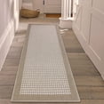 thumbnail image 1 of Findosom 2'x6' Hallway Runner Rug Non Slip Entryway Mat with Rubber Backing,Heavy-duty Durable Entryway Floor Mat Machine Washable Doormat,Laundry Runner Rug for Garage Kitchen,Beige, 1 of 11