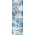 thumbnail image 1 of Findosom 2'x6' Rug Runners for Hallways ,Non-Slip Washable Contemporary Floor Rug with Rubber Backing,Low Pile Home Decor Carpet Runners for Hallways, Kitchen, Bedroom, Bathroom, Entryway,Blue, 1 of 7