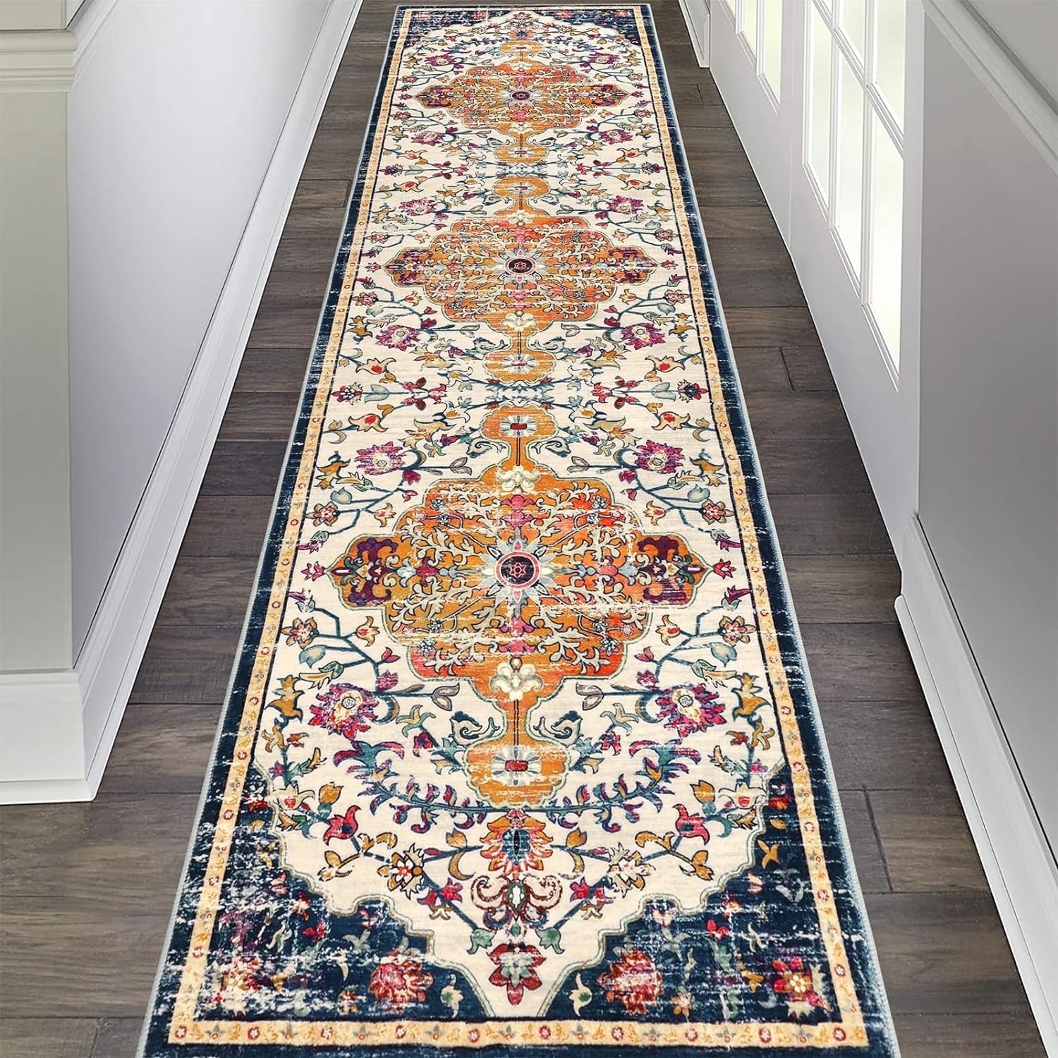 Findosom 2'x8' Vintage Runner Rug 0.4
