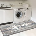 thumbnail image 1 of Findosom 20"x60" Farmhouse Laundry Room Runner Rug,Non Slip Heavy Duty Rubber Backing Washable Runner Rugs for Kitchen Floor Laundry Room Bathroom Hallway Entryway Area Rugs,Blue, 1 of 5