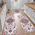 thumbnail image 1 of Findosom 3pcs Washable Kitchen Rug Set,Non-Slip Floral Boho Kitchen Mats Kitchen Runner Rug Floor Carpet for Hardwood Floor,Sink,Entryway,Bathroom,Home Decor,20"x32"+20"x48"+20"x59", 1 of 10