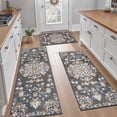 thumbnail image 1 of Findosom 3pcs Washable Kitchen Rug Set,Non-Slip Floral Boho Kitchen Mats Kitchen Runner Rug Floor Carpet for Hardwood Floor,Sink,Entryway,Bathroom,Home Decor,20"x32"+20"x48"+20"x59", 1 of 10