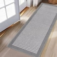thumbnail image 1 of Findosom 20"x59" Hallway Runner Rug Non Slip Entryway Mat with Rubber Backing Machine Washable Laundry Runner Rug Long Indoor Doormat Entrance Floor Mat Runner for Garage Kitchen Laundry Gray, 1 of 8