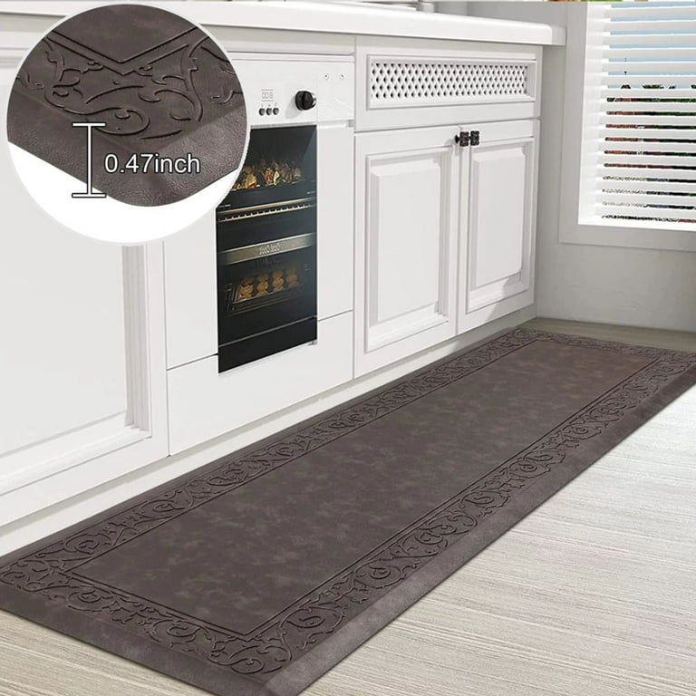 WISELIFE Kitchen Mat and Rugs Cushioned Anti-Fatigue Kitchen mats