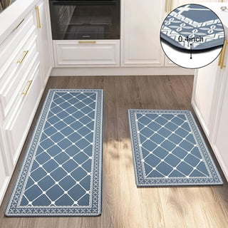 Mattitude Cushioned Kitchen mats,17.3x 28,Non-Skid Waterproof Kitchen  Rugs Ergonomic Comfort Standing Mat for Kitchen, Floor Home, Office,  Laundry