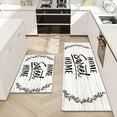 thumbnail image 1 of Findosom 2pcs Anti Fatigue Kitchen Rug Set,18"x30"+18"x47" Waterproof Non Slip Kitchen Runner Rug,0.4" Thick Cushioned Kitchen Floor Mats,Ergonomic Standing Mats Back Pain Relief Laundry Foam Rug, 1 of 8