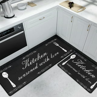 Black Anti-Fatigue Comfort Kitchen Office Mat - On Sale - Bed Bath & Beyond  - 32768078