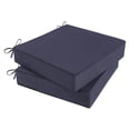 thumbnail image 1 of Findosom 2pcs Patio Chair Cushions 22x22 Inch Waterproof Fade Resistant Outdoor Seat Cushions for Patio Furniture Garden Sofa Couch Chair Pads with Adjustable Straps,Gray, 1 of 10
