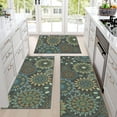 thumbnail image 1 of Findosom 3pcs Boho Kitchen Mat Set,Farmhouse Kitchen Rugs and Mat,Washable Non Slip Kitchen Mats Vintage Floor Mat Carpet for Hallway Laundry Room Sink,20"x32"+20"x47"+20"x59" Gray, 1 of 8