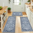 "Findosom Boho 3pcs Kitchen Rug Sets, Non Skid, Washable, Laundry Room ...