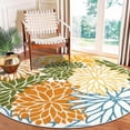 thumbnail image 1 of Findosom 4'x4'Round Area Rug,Non Slip Washable Round Rug Boho Area Rug for Living Room,Bedroom,Home Decor,Office,Dining Room,Colorful, 1 of 9