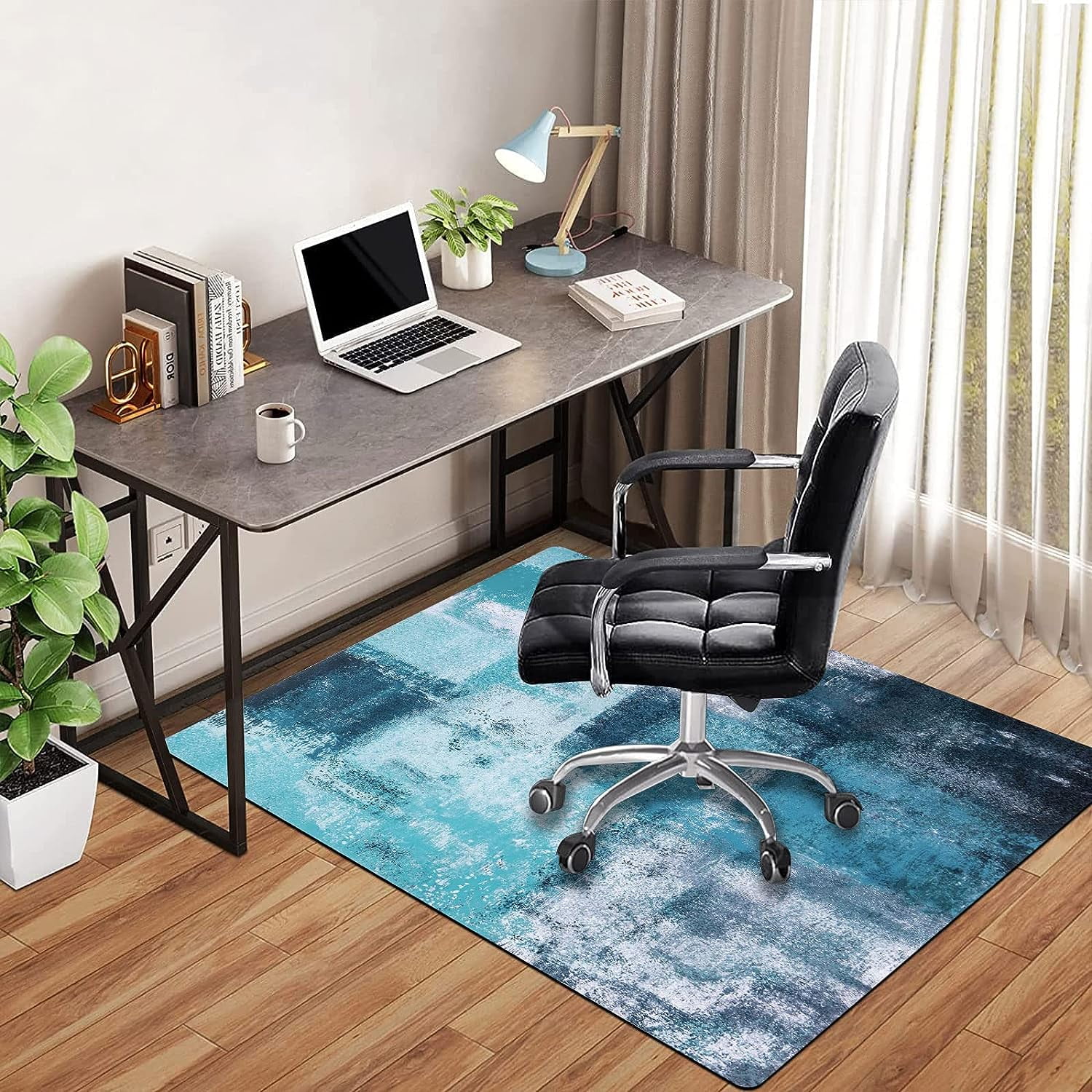 Ubuy Computer Desk Floor Mat For Carpet Home Office Chair Mat