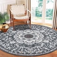 thumbnail image 1 of Findosom 5.25'Round Area Rug,Non Slip Washable Round Rug Boho Area Rug for Living Room,Bedroom,Home Decor,Office,Dining Room,Gray, 1 of 9