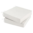 thumbnail image 1 of Findosom 2pcs Patio Chair Cushions 19x19 Inch Waterproof Fade Resistant Outdoor Seat Cushions for Patio Furniture Garden Sofa Couch Chair Pads with Adjustable Straps,Beige, 1 of 10