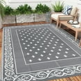 thumbnail image 1 of Findosom 8'x10' Gray Outdoor Rug Reversible Outdoor RV Mat,Plastic Straw Area Rug Mat Camping Rugs Waterproof Floor Mat and Rug for RV,Patio,Backyard,Deck,Picnic,Beach,Trailer, 1 of 8